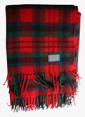 Beautiful Pendleton Wool Blanket Red Green Blue Plaid - Tartan #2643078