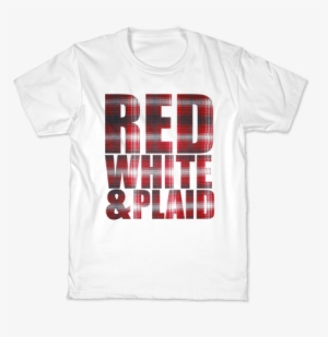 Red White And Plaid Kids T-shirt - Sword Art Online Workout Shirt #2643392