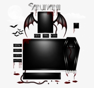 Music Here - Homepage Imvu Png Dark #2643612