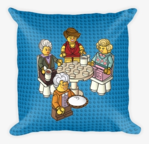 Golden Girls Blocks Pillow Swish Embassy - Golden Girls Blocks (premium Triblend) #2643751