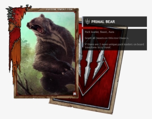 Can Change Place On Turn Start X Times, Taking Damage - Ulvenwald Bear - Dark Ascension - Magic: The Gathering #2645075