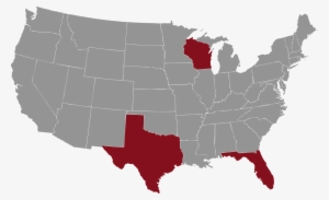 Mlg Capital Will Invest Directly In Texas, Florida, - Us Map Vector Png #2645742