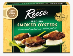 Reese Colossal Smoked Oysters - 3.7 Oz Can #2645939