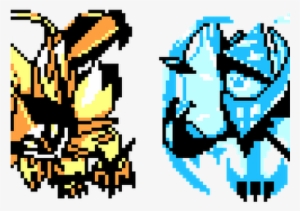 Pokemon Sun And Moon Legendary Pokemon 8 Bit Version - Dawn Wing Necrozma Gif #2646159