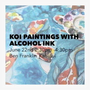 Koi Paintings With Alcohol Ink #2646613