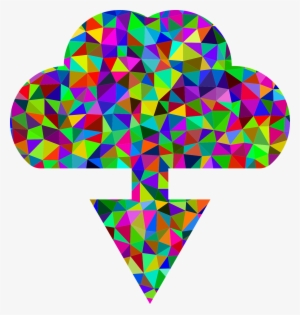 Transfer Images With Java Socket - Prismatic Rainbow Cloud Arrow Beach Towel #2646832