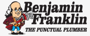 Benjamin Franklin The Punctual Plumber - Benjamin Franklin Plumbing Logo #2647151