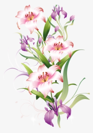 Lilium Decoration Png Clipart Picture - Поздравление На Украинском С Днем Рождения #2648678