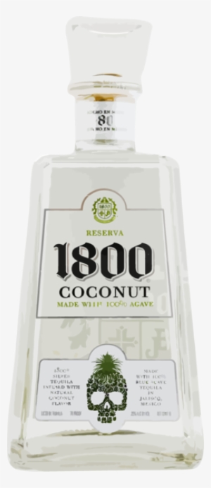 1800 Coconut Tequila - 1800 Coconut Tequila Bottle #2649647