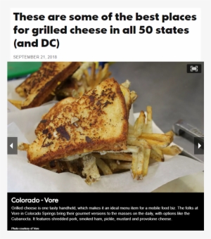 Usa Today's Travel Website Said We Have The Best Grilled - Vore Food Truck #2649667