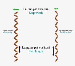 Stitch Vector Zig Zag - Do A Zigzag Stitch Diagram #2650318