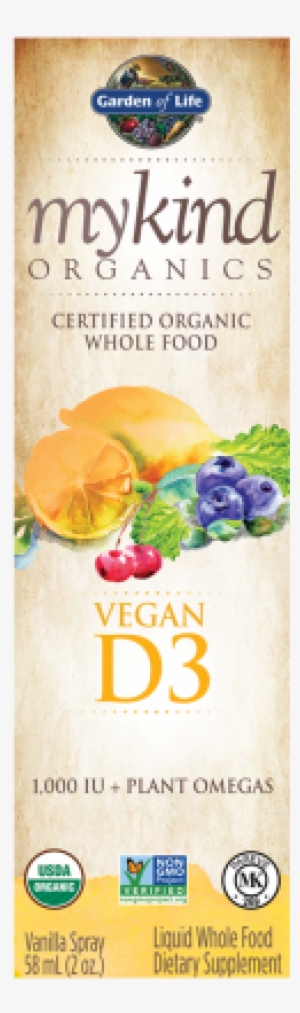 658010117814 - Garden Of Life Mykind Organics Organic Vegan D3 Vanilla #2650939