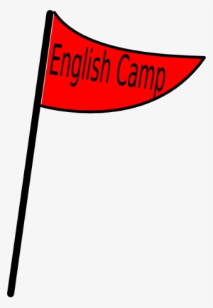 Original Png Clip Art File Red Flag English Camp Svg #2652307