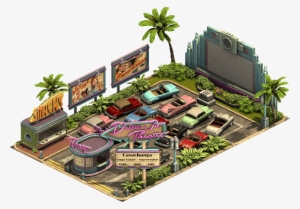 Drive-in Theater - Maqueta De Un Autocine #2653042