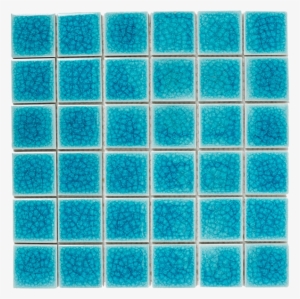 Bright & Beautiful Crackle Blue Ceramic Gloss Wall #2654360