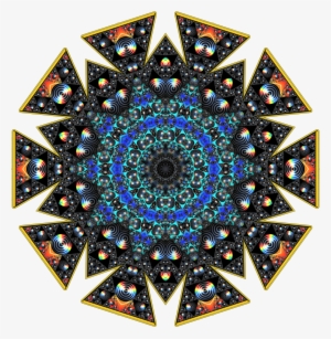 Fractal Tile Kaleidoscope Design 1329698 - Kaleidoscope #2654580