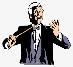Conductor Leading Orchestra Royalty Free Vector Clip - Copyright #2654792