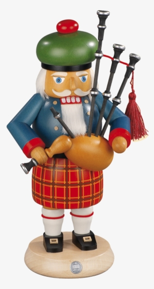 "scotsman With Bagpipe\ - German Nutcracker Scotsman With Bagpipes, Height 27 #2656556