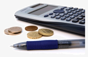 Calculator - Calculator And Pen Png #2657536