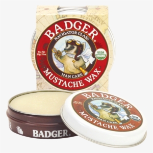 Organic Mustache Wax - Badger Mustache Wax #2658217