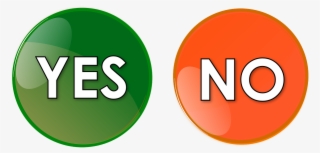 Yes No - Yes No Button Png #2658407