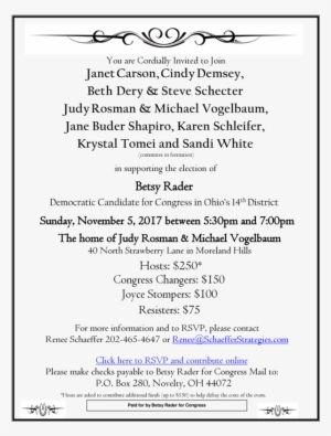 Rader Reception & Fundraiser - Solution Of Countdown 7 Oxford #2658864