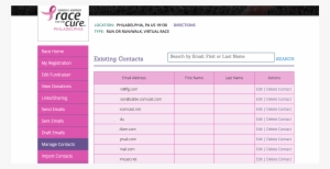 Auto-import Past Year Fundraiser Contacts - Komen Race For The Cure #2658947