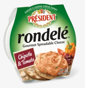 6 - 5 Oz - President Rondele Cheese Spread, Garlic & Herbs #2659750