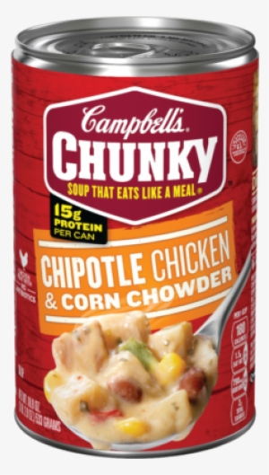 Chipotle Chicken & Corn Chowder - Campbell's Chunky Chicken Noodle Soup #2660045