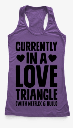 Love Triangle Racerback Tank Top - Bachelorette Tank Tops #2660127