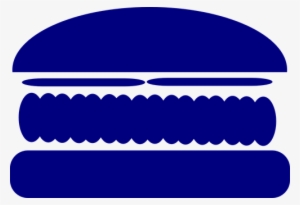 Hamburger Burger Fast Food Food Cheeseburg - Burger Clip Art Silhouette #2660248
