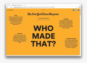 The New York Times Magazine, 2013 Innovations Issue, - New York Times Magazine 6th #2660392
