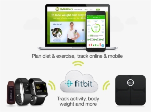 Mynetdiary And Fitbit Integrate Your Diet And Exercise - Fitbit #2660705