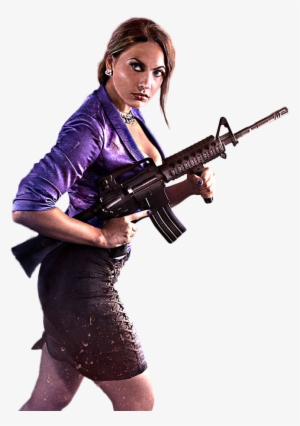 Shaundi Carrying An M16 In Saints Row Iv Promo #2660884