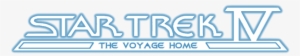 Star Trek Iv - Star Trek Iv The Voyage Home Logo #2661482