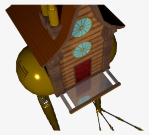 Mechanical Baba Yaga's Chicken Hut - Plywood #2661544