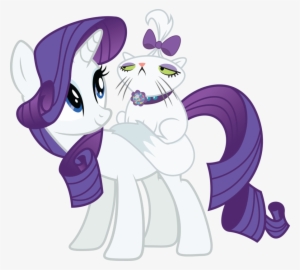 My Little Pony Rarity Png Transparent Image - Mlp Rarity And Pet #2663319