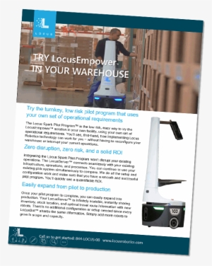 The Locus Empower™ System Is The Easy, Low Risk Way - Locus Robotics #2664132