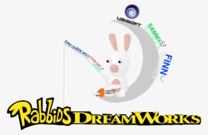 Rabbids Dreamworks Logo - Rabbids Invasion #2664314