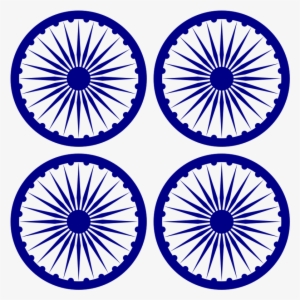 Indian Flag Chakra To Draw #2664961