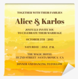 Wedding Vintage Invitation Card - Wedding Invitation #2665456