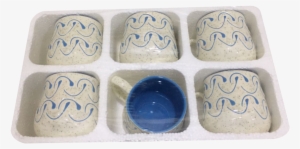 Designer Cup Set - Blue And White Porcelain #2665732