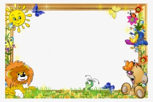 Kids Background Frame Png Download - กรอบ รูป การ์ตูน น่า รัก ๆ #2665809