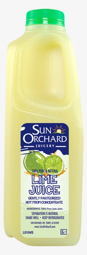 100% Lime Juice 32oz - Sour Mix Sun Orchard Lime Juice #2665915