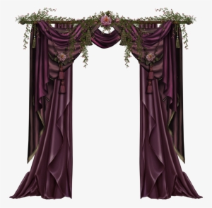 Purple Curtains - Gothic Curtains #2666009