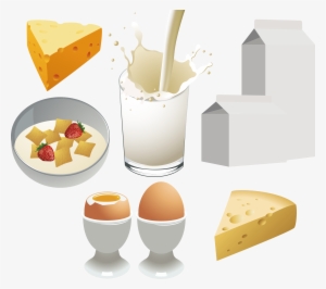 Breakfast Dairy Product Food Clip Art And - Breakfast Vector #2666953