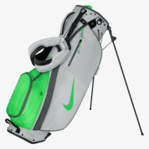 Nike Sport Lite Ii Carry Bag- Silver/dark Grey/voltage - Nike Golf Sport Lite Carry Ii #2667081