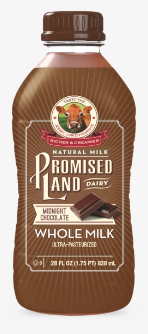 Midnight Chocolate Whole Milk - Promised Land Milk 12 Oz #2667164