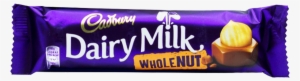 Cadbury Dairy Milk Chocolate Whole Nut 45 Gm - Cadbury Dairy Milk Ice Creams - Min Basket Order £25. #2667291