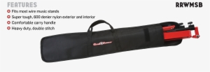 Wire Music Stand Carry Bag Road Runner Rrwmsb - Bag #2667320